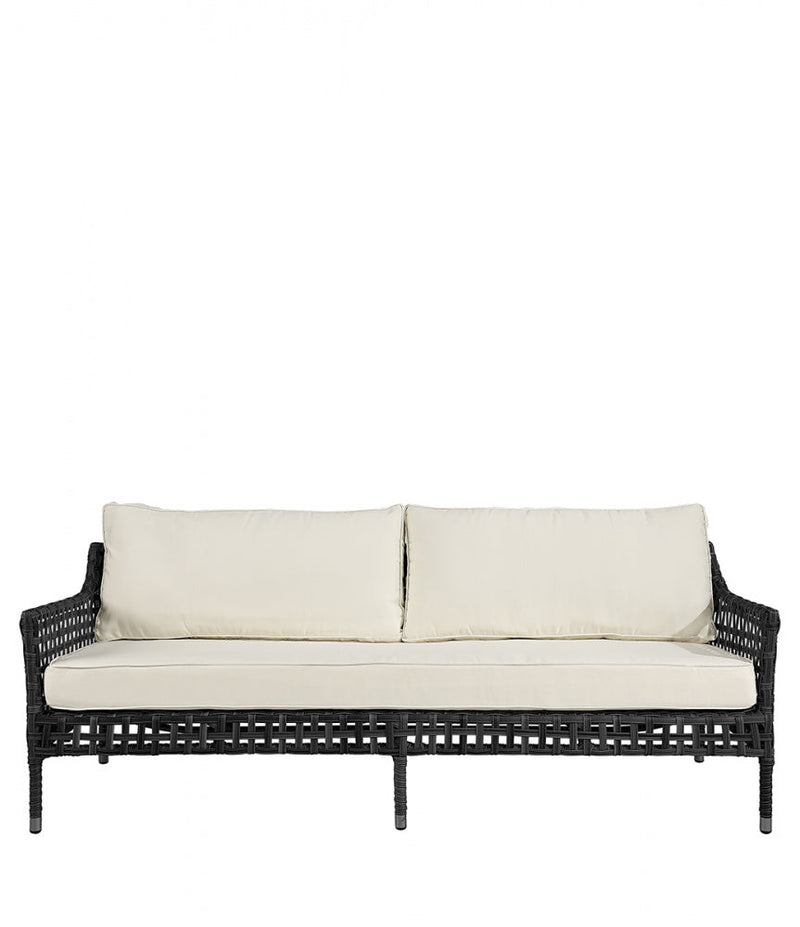 Artwood SANTA MONICA 3 seter sofa utendørs sort 12-18039