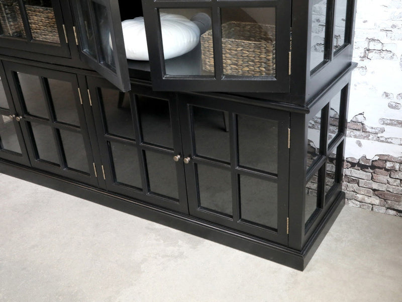 Chic Antique vitrineskap marseille 8 hyller 40020324