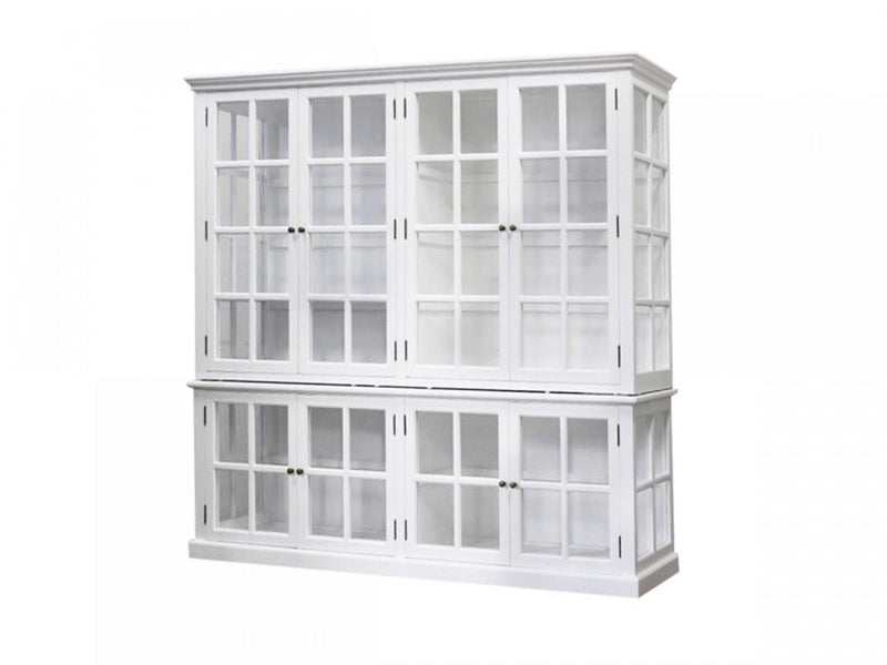 Chic Antique vitrineskap marseille 8 hyller 40020301