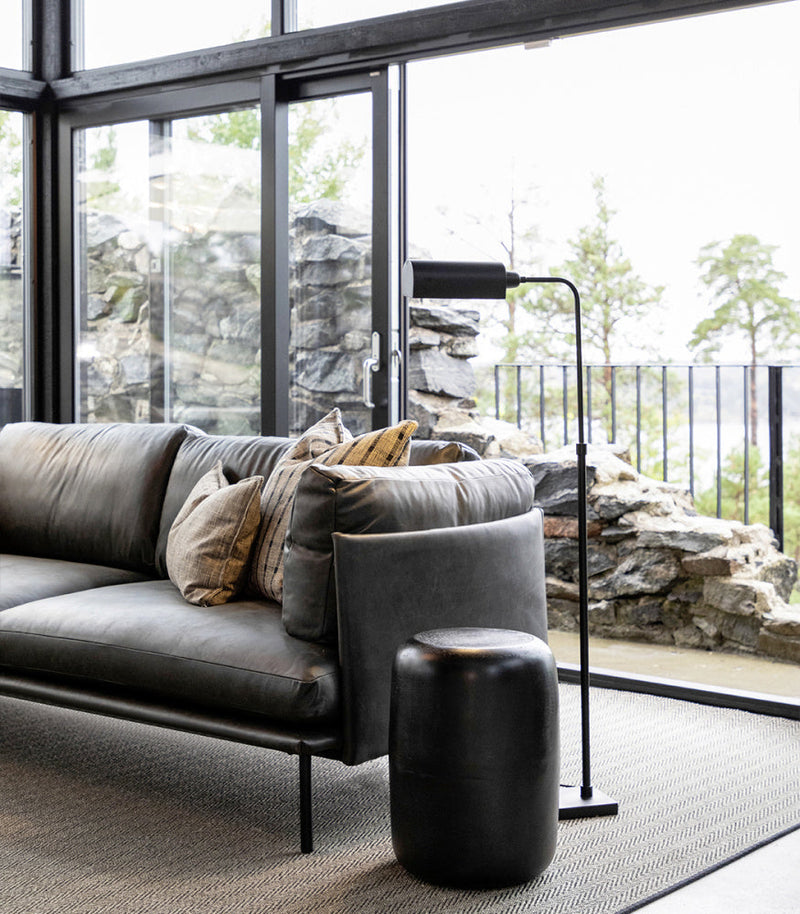 Artwood 3 seter sofa skinn Ebony BRIOCHE 04-03349