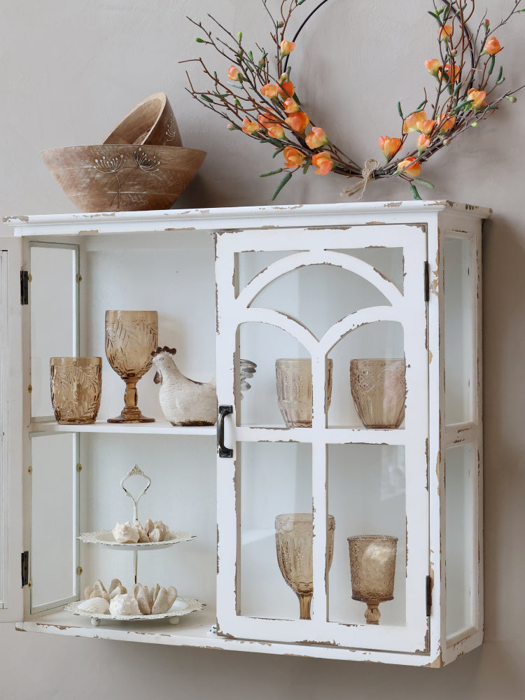 Veggskap med 2 dører fra Chic Antique i fargen hvit 41070819