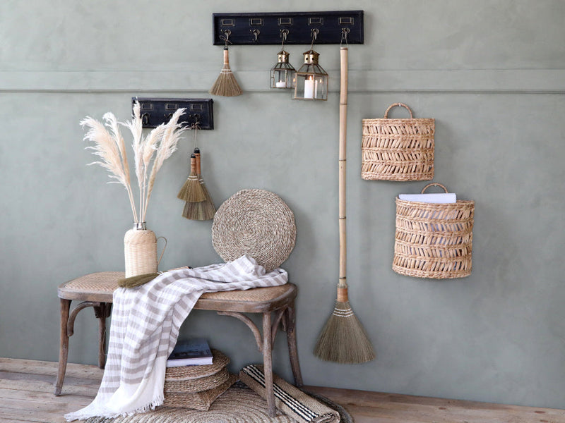 Chic Antique Fransk benk med flettet sete 41406-00