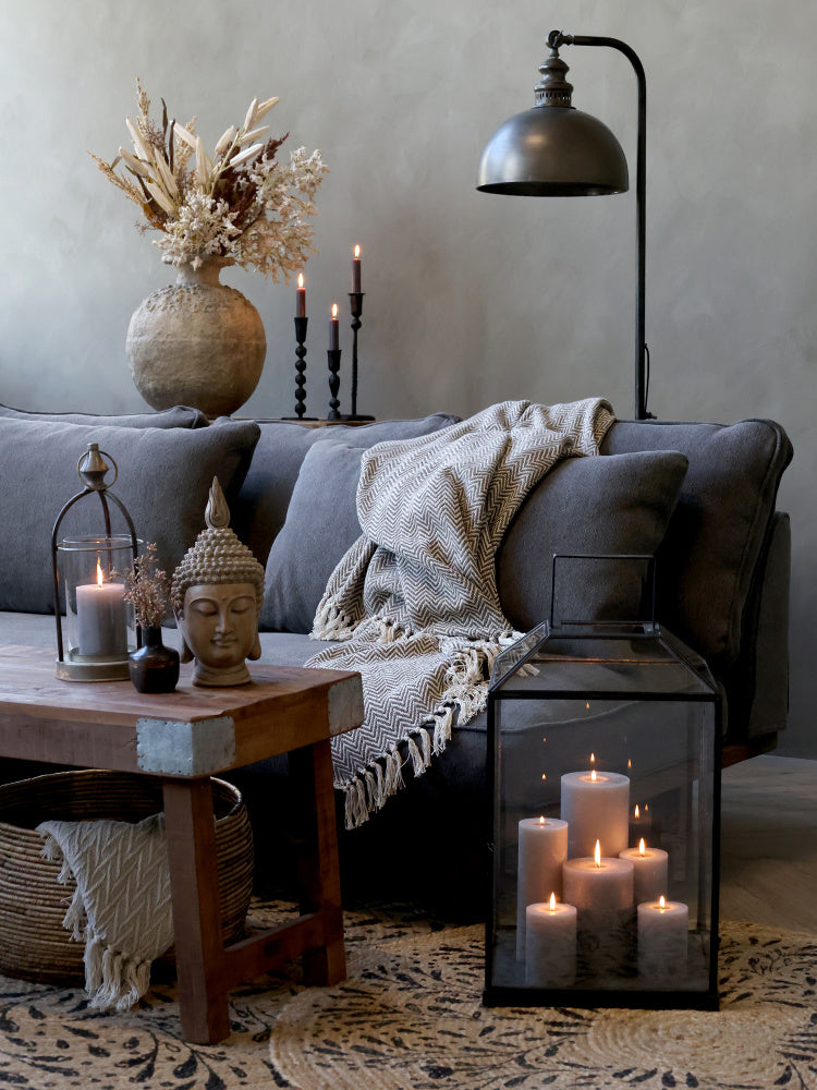 Chic Antique Sofa med 5 puter 40043425