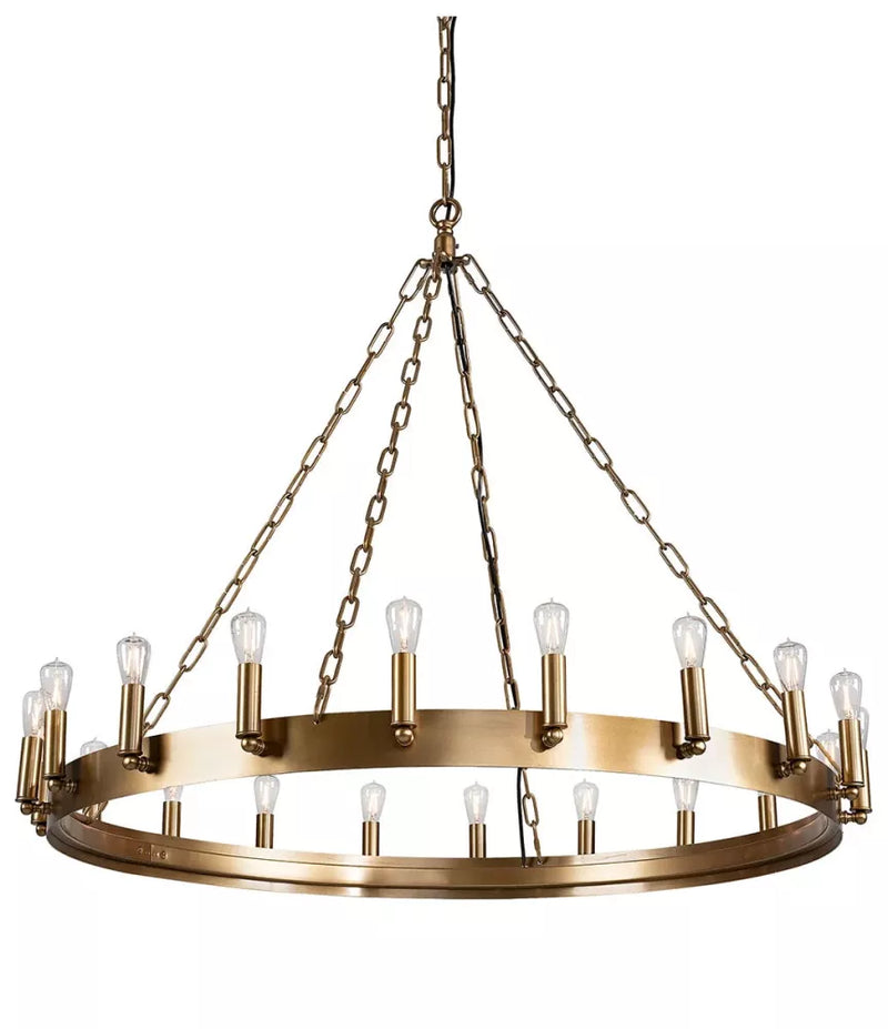 Artwood Crown Taklampe Antikk Messing Ø-165