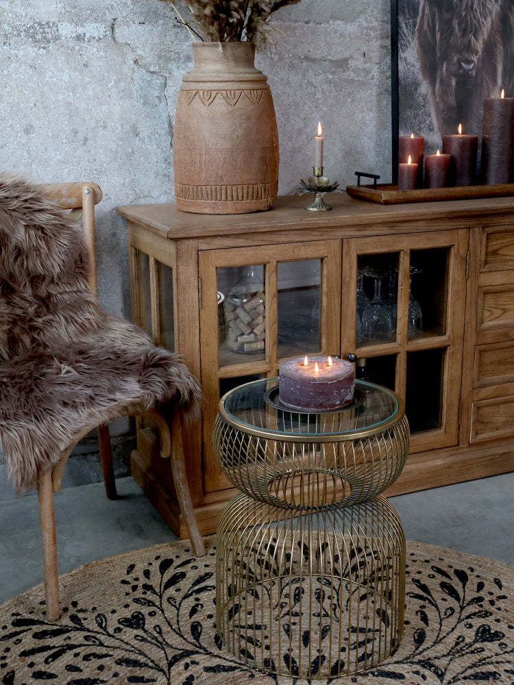 Vitrine med 4 dører og 4 skuffer fra Chic Antique 40042600