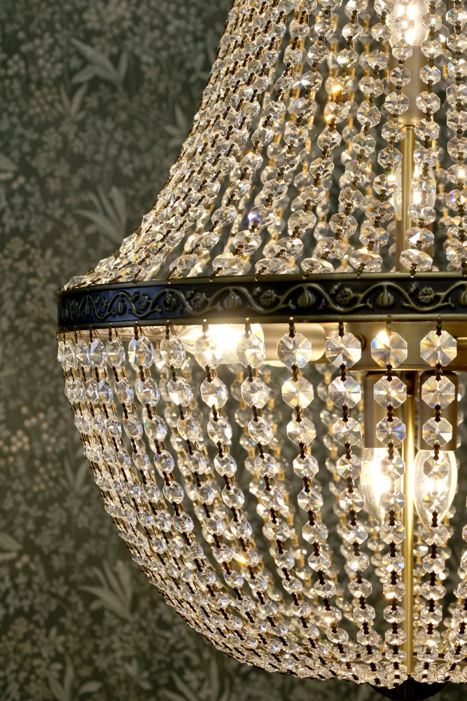 Chic Antique lysekrone versailles med glassprismer 71136213