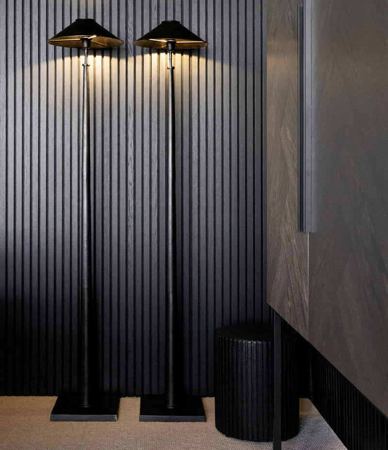 Artwood POSITANO Gulvlampe Lampefot Antikk Bronse